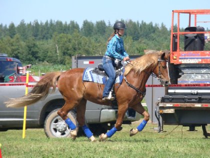 Sur Brazile en compé de Cowboy Extrême à St-Agapit, 16 juillet...