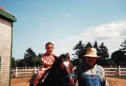 moi &agrave; 5 ans a l'&icirc;le du prince &eacute;douard