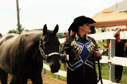 showmanship avec Kasey, pour ma premiere année de concours!...