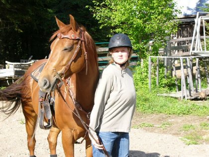 Cavalère et son cheval