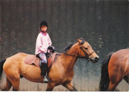 Mes débuts, il y a 28 ans déjà... Sur Sésame le poney!