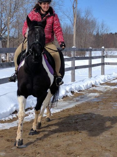 Merci de faire de moi une cavalière épanouie! Je t'aime...