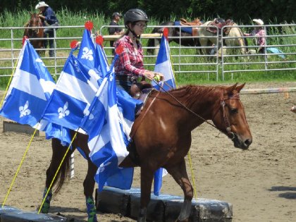 Nous on fête la St-Jean en participant au Cowboy Extrême...