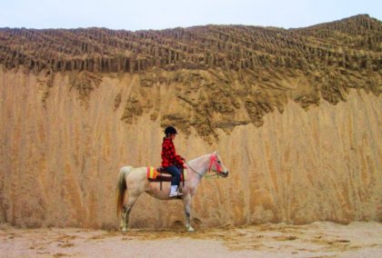 Dans un gros pit de sable! Tellement des endroits le fun à...
