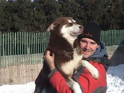 Et bien voici ma chienne préférée. Elle ne risque pas de partir...