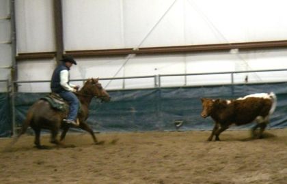 Entraînement de cutting: photo prise au Colorado mardi... Hé hé...