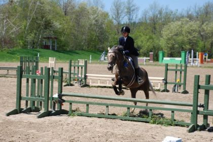 Moi et Juliette au concours de ste-foy  ( photo par François...