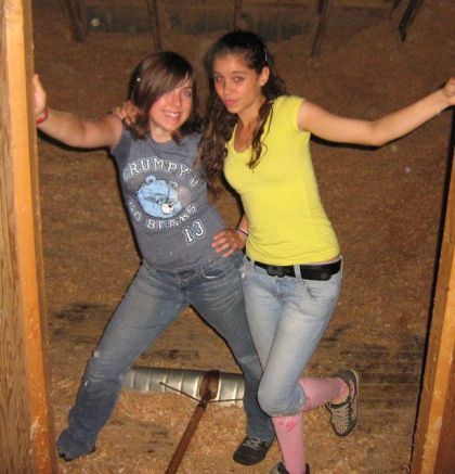 andréanne (drey-18) et moi après avoir déscendu la rippe