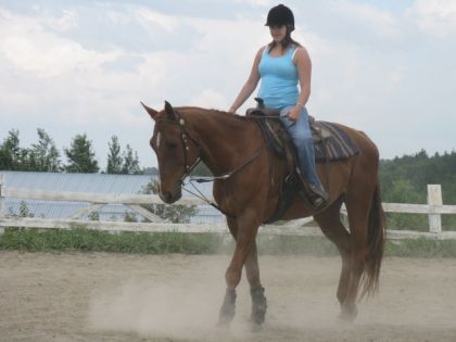 moi sur mon cheval Shadow