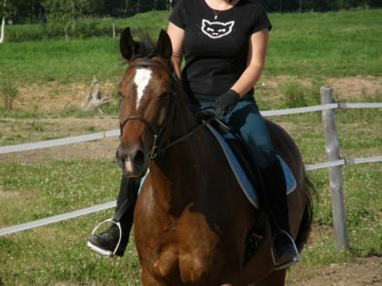 Une autre photo qui dégage toute la douceur de mon cheval