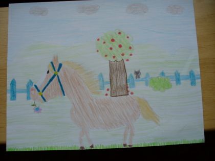 Un dessin que jai fait hier soir! javoue que les pattes sont...