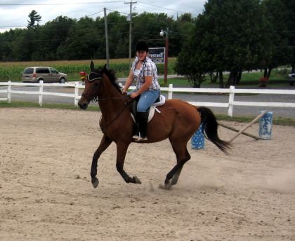 je trouve que cest une belle photo de moi et mon cheval..On...