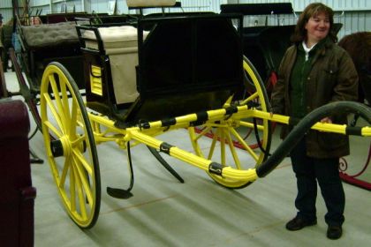 Voiture pour chevaux
