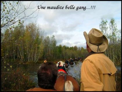 Aujourd'hui en rando avec le club des 4 fers, une maudite belle...
