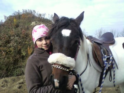 MOi et mathilda :) Scéance de dressage en longe