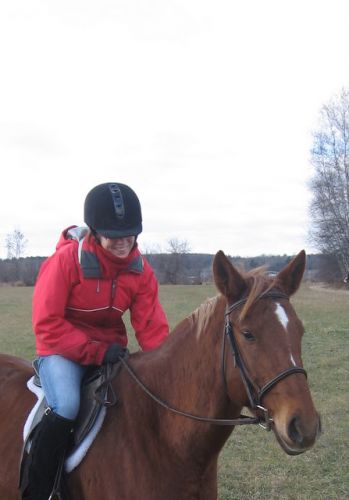 Sunny et moi pendant une rando...que de beaux moments!