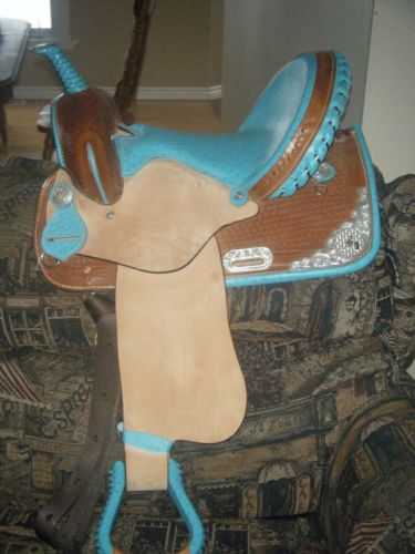 ma nouvelle selle de barril!!!!
