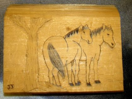 gravure de nos chevaux