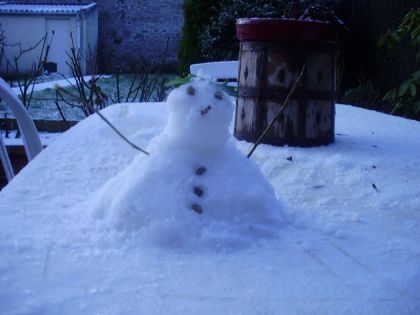 depuis 7 ans en Bretagne,ont a pas eu de neige::aujourdui,,il...
