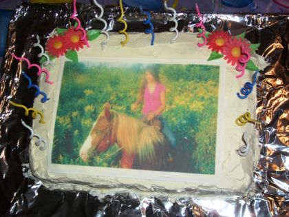 Mon gâteau de fête. XD J'ai eu beaucoup de difficulté à le...