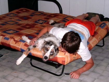 Moi et mon chien!!!