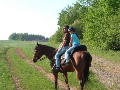 on part en rando!  Olly & moi