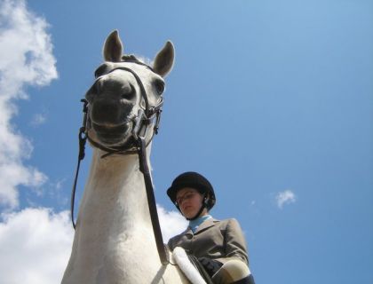 Moi et Montana à V.d.b .Il est trop beau ce poney !!!