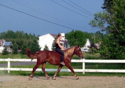 C'est moi sur Martigan, 2 ans!!!