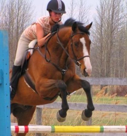 Une de mes photos pr&eacute;f&eacute;r&eacute;es avec mon cheval (L)