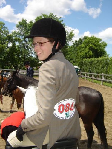 Moi à la compétition de Vallée des Bois
