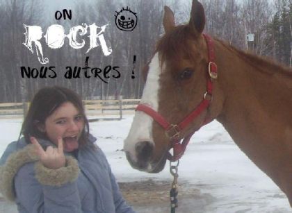 Moi je rock et elle est hut ... le duo de la mort !!!!!