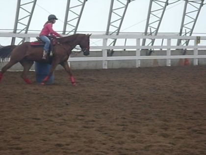En plein entrainement en Dude...(yen a presque jamais fait des...