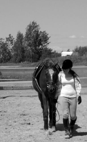 J'adore cette photo de Baron et moi !