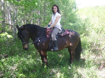 mon bébé et moi..cétait notre première trail ensemble...:)