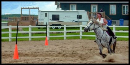 Notre participation au gymkhana. :)