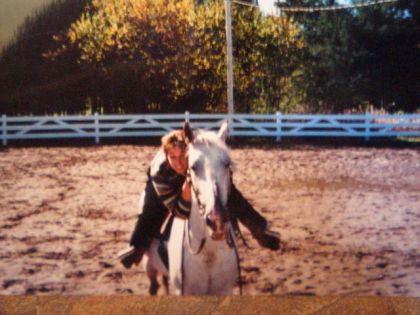 Cavalière sur son cheval