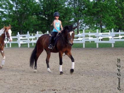 Photo souvenir!  Moi en 2005, sur plume (R.I.P)  au carousel...