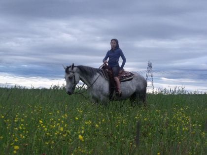 moi et queen dans le champs