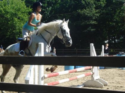 Rocky et moi à Sans Souci ;; heum ... j'ai presque sauté la...