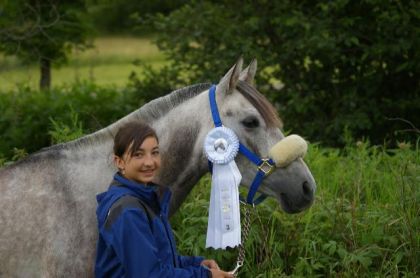 à la fin du concours complet Tandalee, moi et Curioso 3e place!
