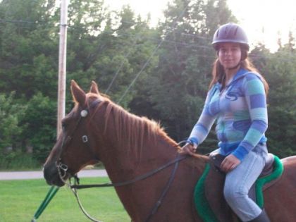 moi et ryder en pratique a la selle classique