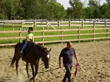 une petite marche avec ma fille