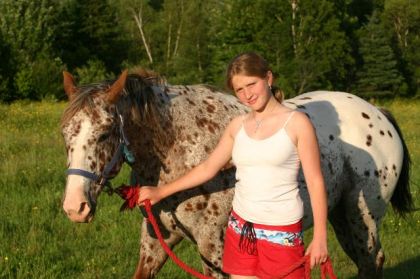 Moi et Ma jument Crystal
