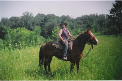 moi et skip un beau quaterhorse