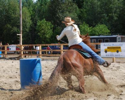 premier gymkhana amateur avec Sunshine au Festiwest de...