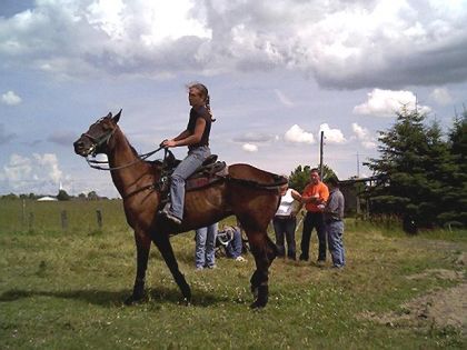 Geneviève et Flicka