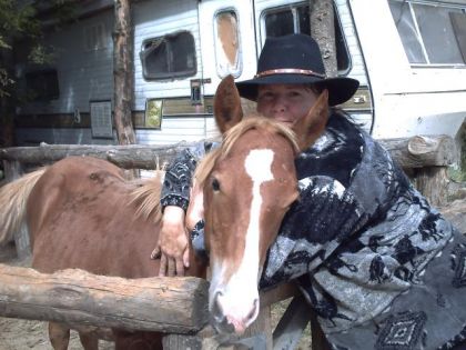 Ma maman avec un poulain !!! c'est cute !!!