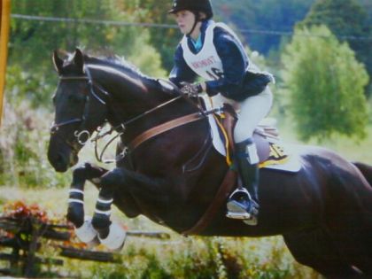 Harvey & moi, en cross, à Bromont