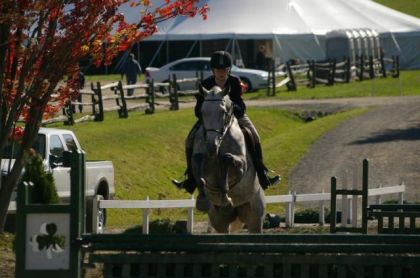 Stuart & moi aux Jeux 2009. Parcours de Jr. B. Jambe trop...