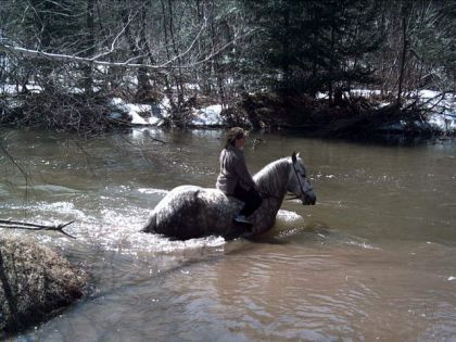 C'était au week-end de Pâques, l'eau était froide !!! On est pas...